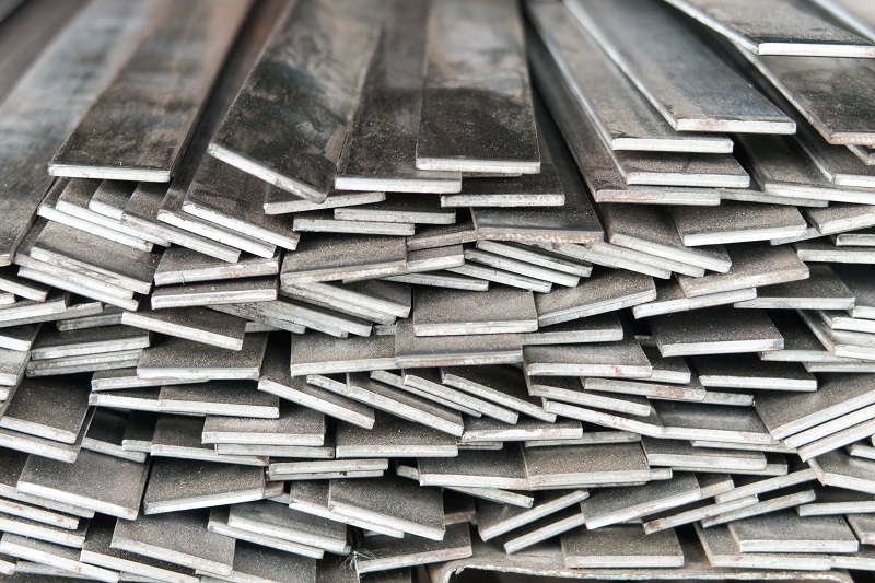 stock photo flat bar steels stacking in the abstract pattern 460908109