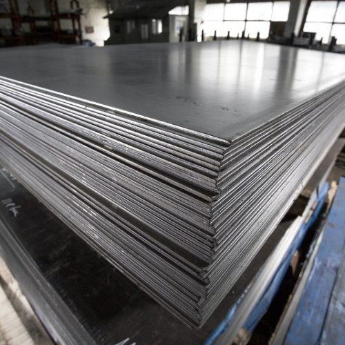 Stainless,Steel,Sheets,Deposited,In,Stacks